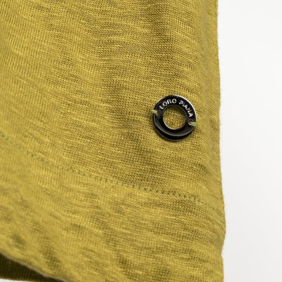 Loro Piana Green Linen Short-Sleeve T-Shirt - Picture 5 of 8